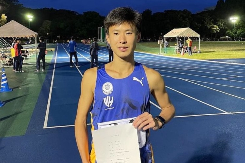 Wesley Chan Wai-chung broke the city’s 52-year-old men’s 1,500 metres record in Japan on Saturday. Photo: Handout