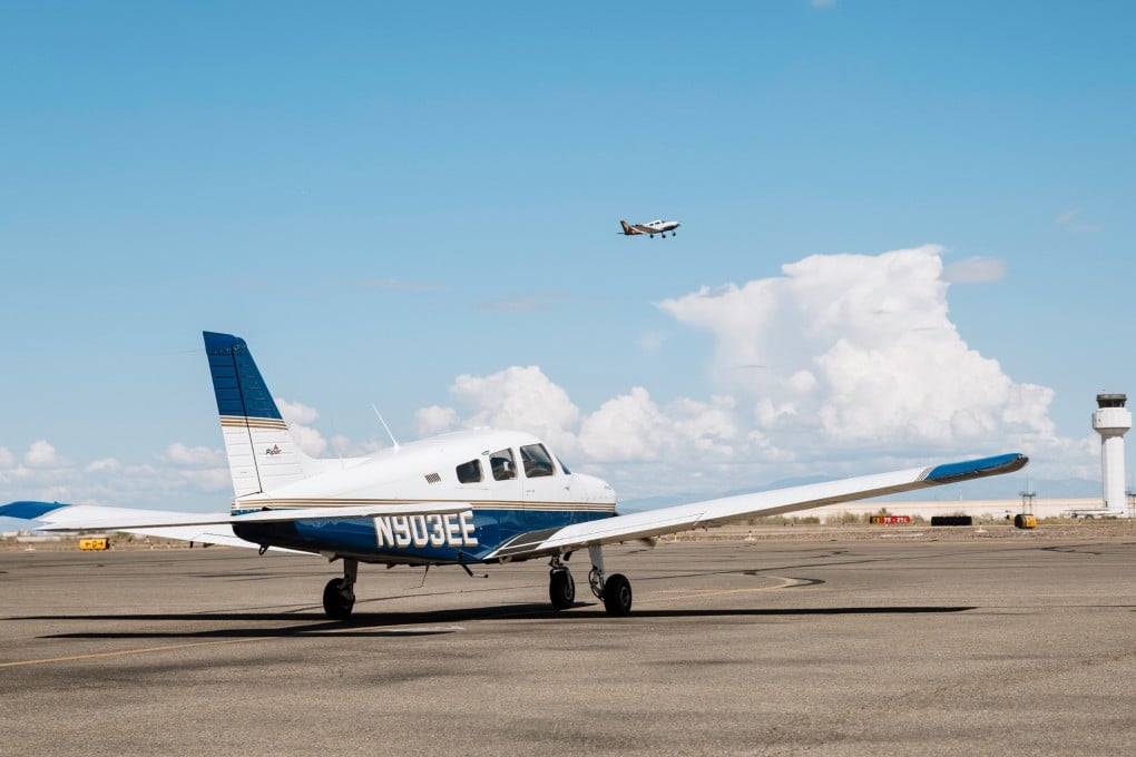 Planes at the AeroGuard Flight Training Centre in the US, which has banned solo flights by Cathay Pacific cadets after three incidents. Photo: Facebook