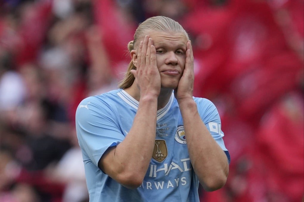 Manchester City’s Erling Haaland, Europe’s most feared striker, will not be playing at the European Championship as Norway did not qualify. Photo: AP