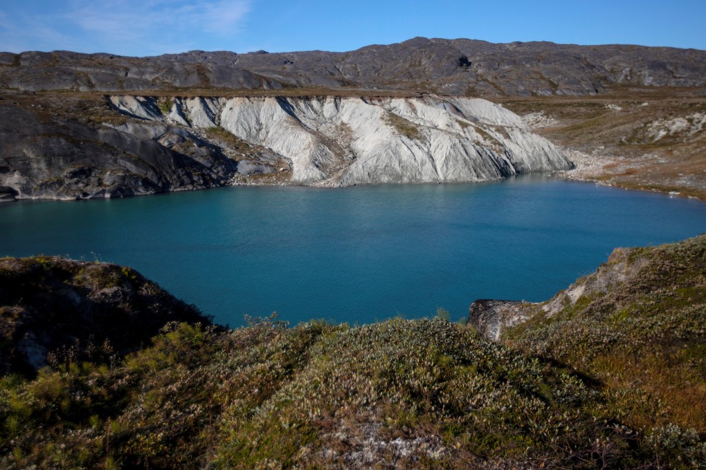 A land site with glacial mud is seen close to Nuuk, Greenland, September 10, 2021. Photo: Reuters