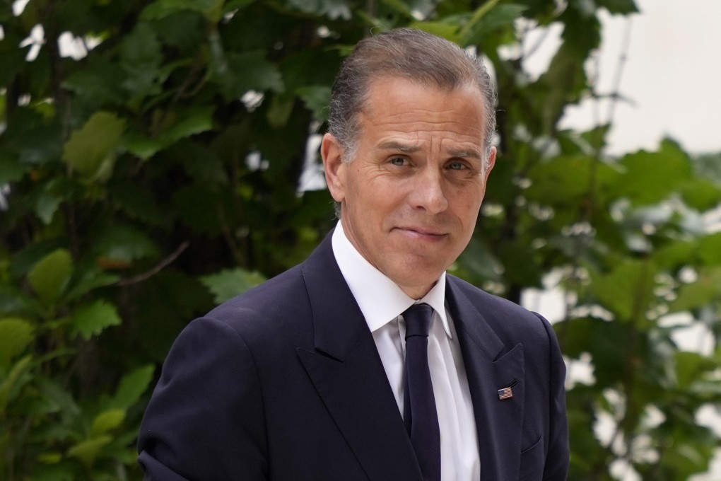 Hunter Biden arrives to federal court on Tuesday. Photo: AP