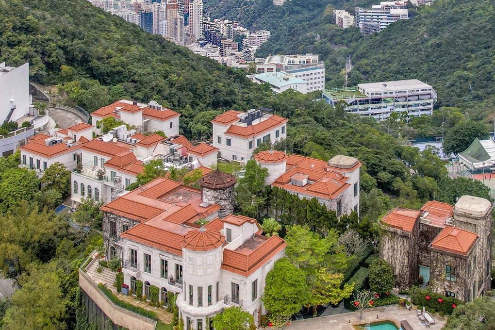Aerial photograph of 10B Black’s Link, previously connected with the executives of China Evergrande Group, was ordered to wind up by a Hong Kong court in January. Photo: Handout