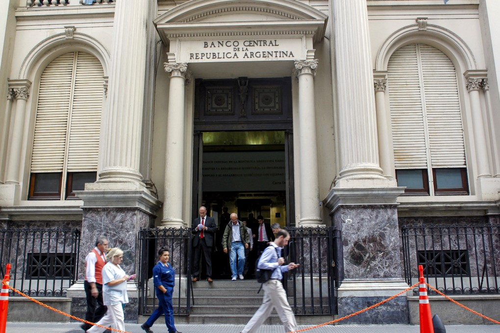 Argentina’s central bank says the agreement with China is necessary to manage balance of payment flows. Photo: Reuters