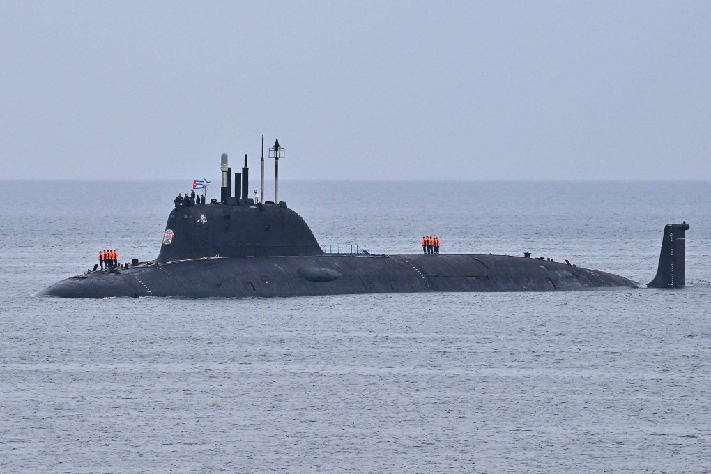 The nuclear-powered submarine Kazan, part of the Russian naval detachment visiting Cuba. Photo: AFP