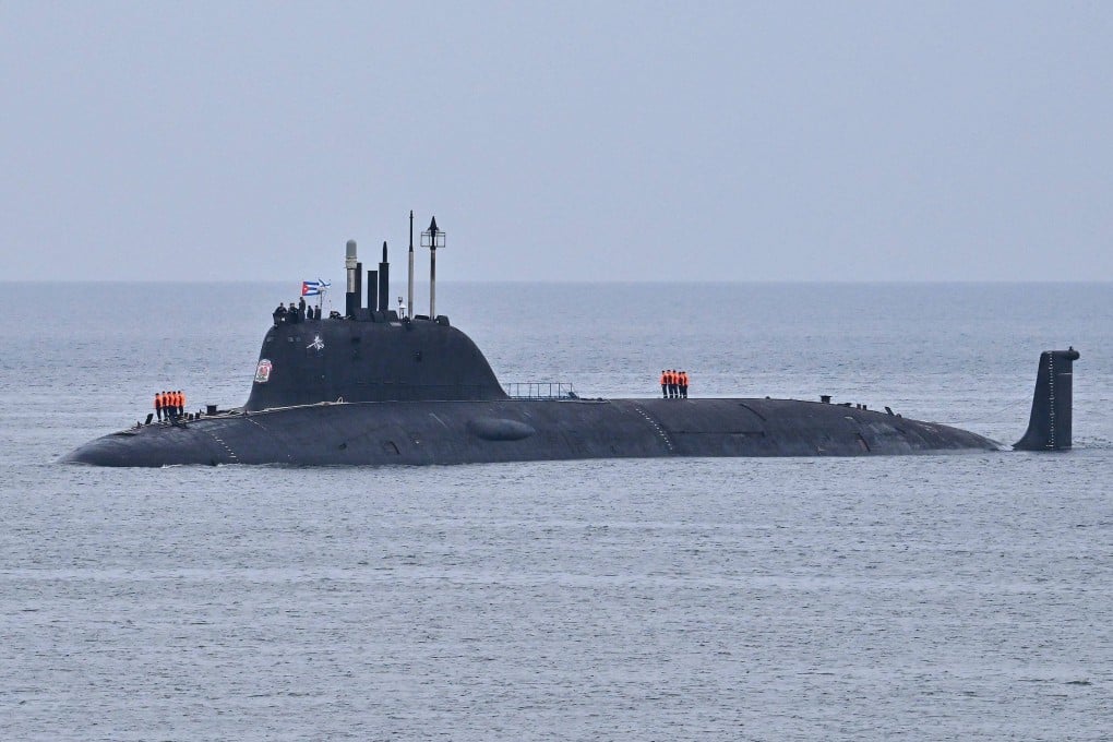 The nuclear-powered submarine Kazan, part of the Russian naval detachment visiting Cuba. Photo: AFP