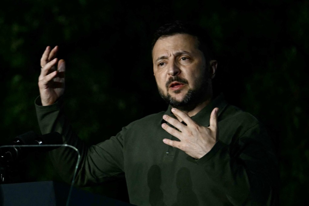 Volodymyr Zelensky rejected Russia’s demands to withdraw from four regions of Ukraine on Friday, calling them ultimatums and comparing Vladimir Putin to Adolf Hitler. Photo: AFP