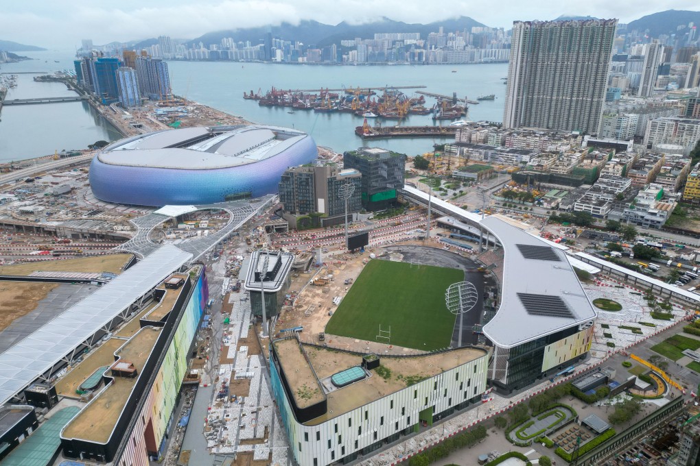 Covering 28 hectares, the park is the largest sports infrastructure project in Hong Kong’s history. Photo: Eugene Lee