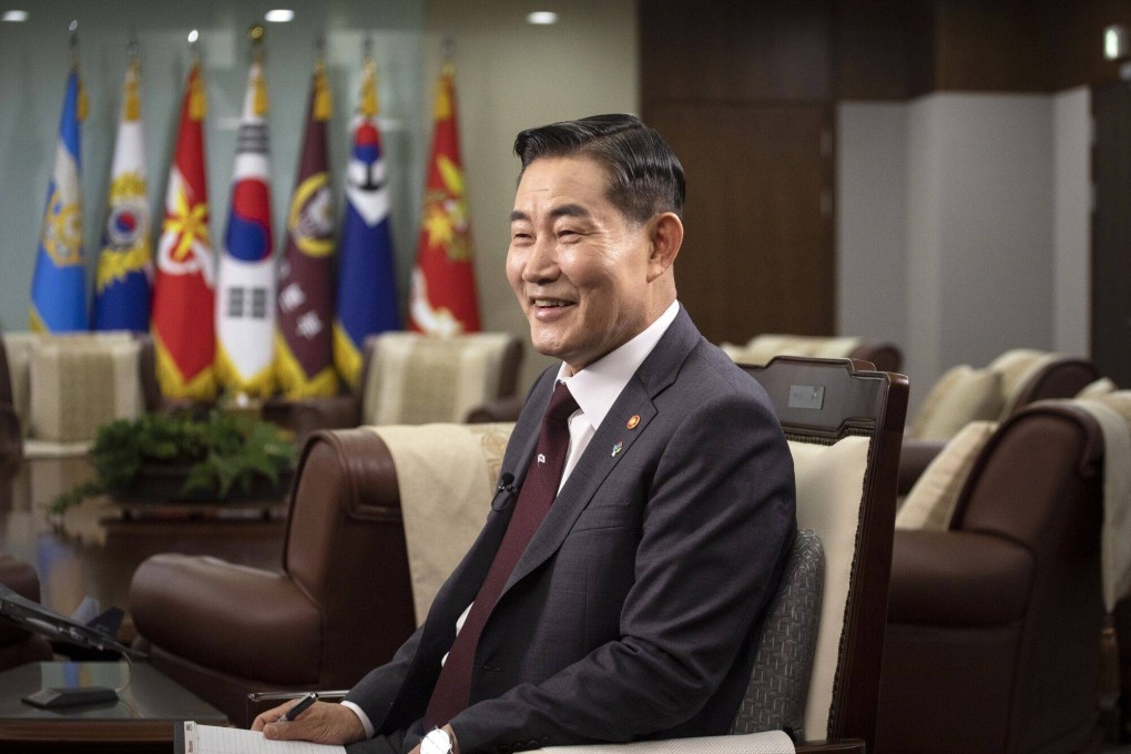 South Korea’s defence minister Shin Wonsik. Photo: Bloomberg