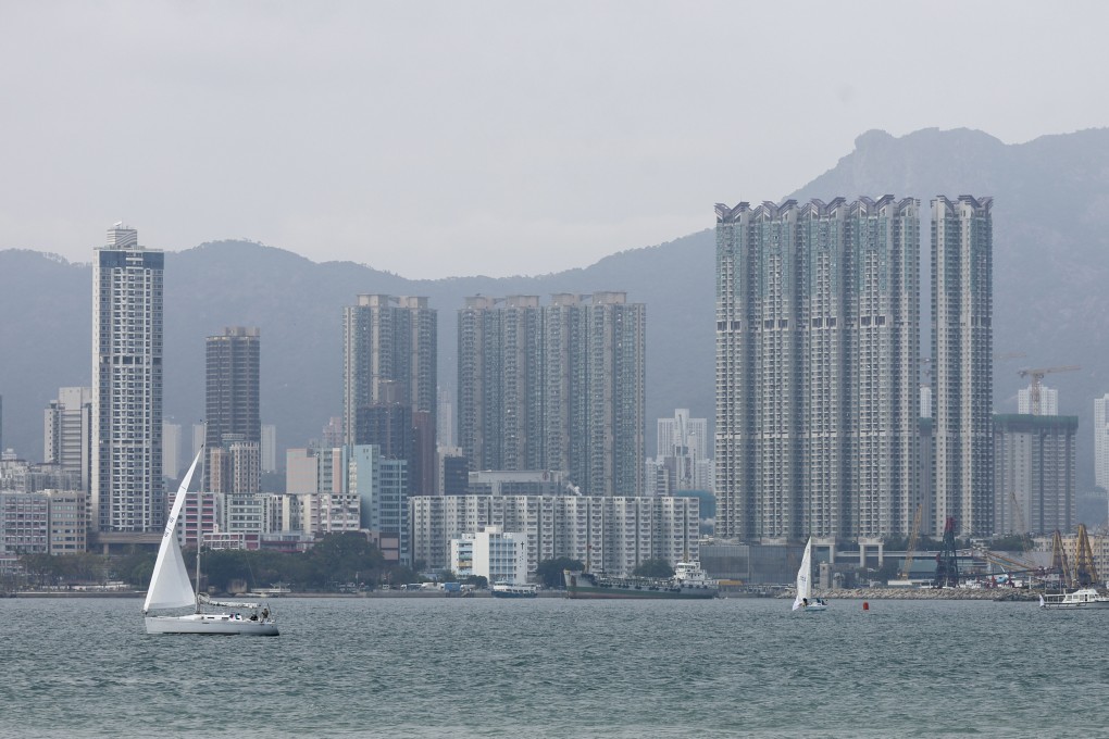 A view of residential buildings in Kowloon, Hong Kong, taken from the North Point waterfront on February 17, 2024. Photo: Edmond So