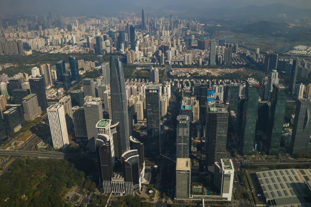 The skyline of Shenzhen. Authorities from Greater Bay Area cities have recently held drills to prepare responses to extreme weather emergencies. Photo: Dickson Lee
