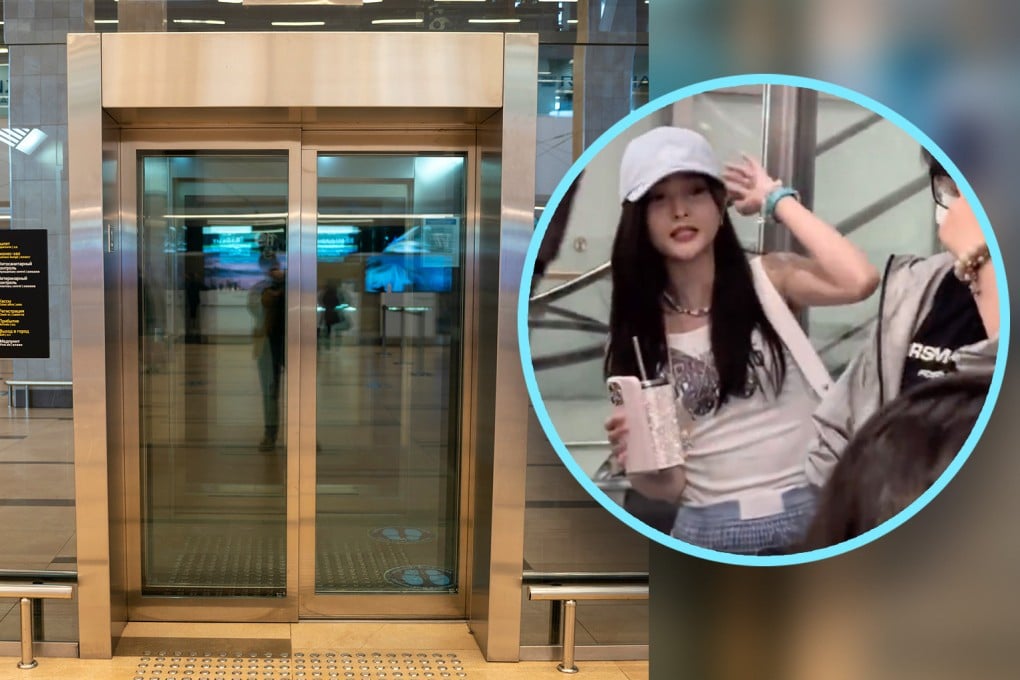 Public fury erupted on mainland social media after the bodyguard of a celebrity in China demanded lift passengers vacate it for her exclusive use. Photo: SCMP composite/Shutterstock/Weibo