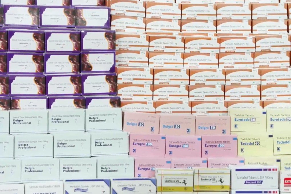 Most of the seized drugs were found to be generic medication from India, which were produced and sold without a brand name. Photo: Handout