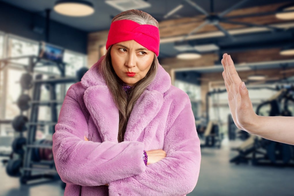 A South Korean gym has stoked controversy by banning so-called “aunties” from their facility. Photo: SCMP composite/Shutterstock
