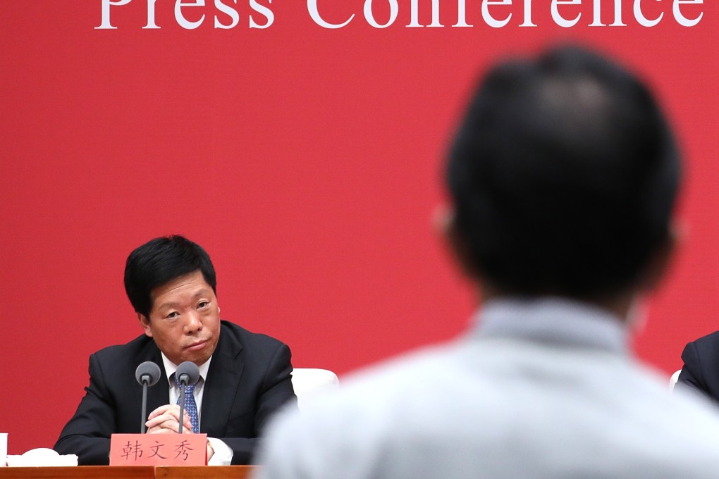 Han Wenxiu, a high-level economic official, has warned against “vicious competition” between firms that could slow down growth. Photo: Simon Song