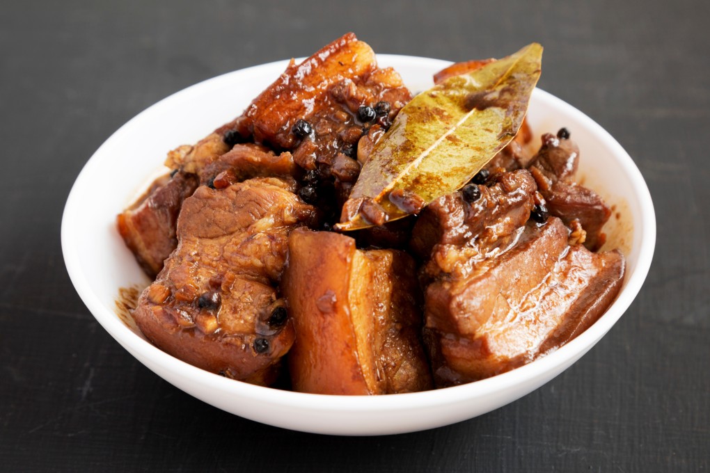 A bowl of pork adobo, a popular Filipino dish. The version on Andrew Sun’s cruise ship was excellent, as was its beef tapa and bicol express, and other Southeast Asian dishes, brightening up the otherwise bland fare on offer. Photo: Shutterstock