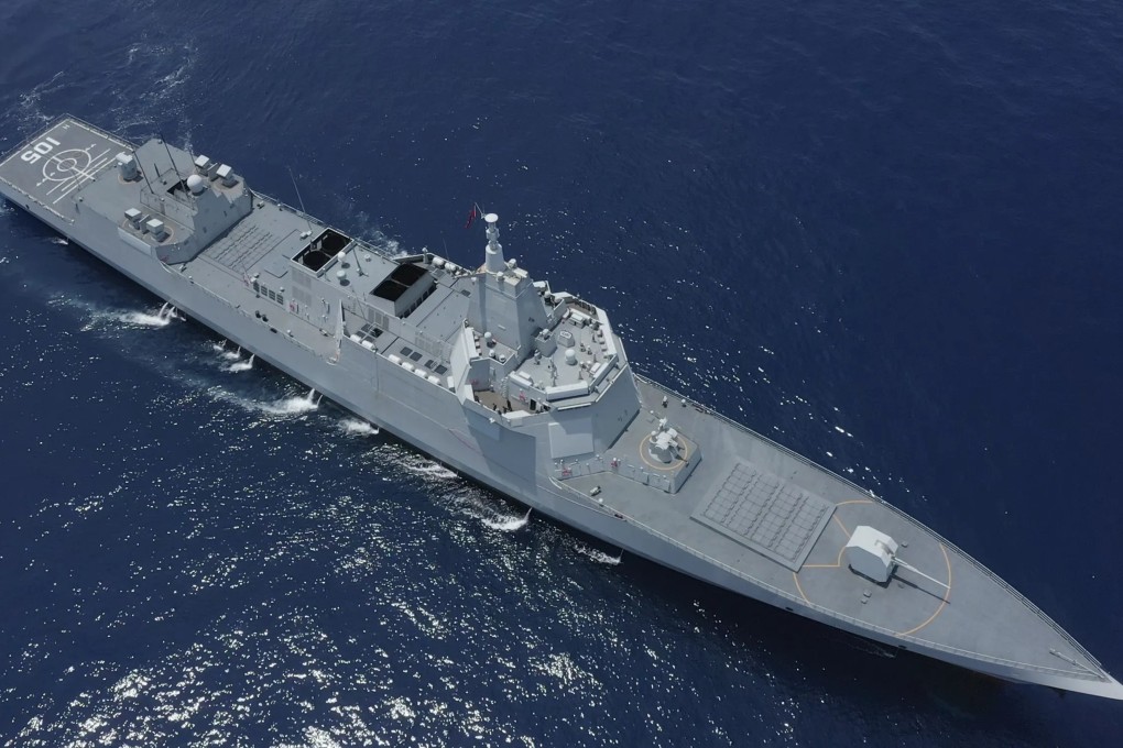 China has launched its 10th Type 055 destroyer, the country’s most advanced warship and prime escort of its aircraft carriers. Photo: Weibo