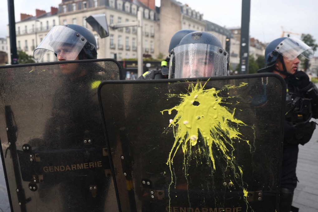 On Saturday, thousands marched in cities across France to protest against the far-right National Rally. Photo: AFP