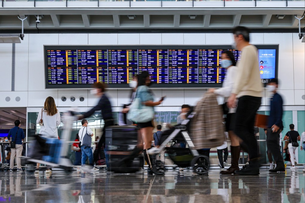 Two suspects, both 23, are suspected of stealing the suitcases when entering Hong Kong between February and June. Photo: Yik Yeung-man