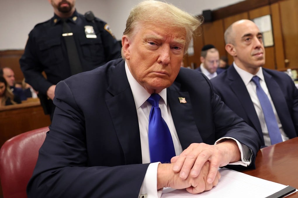 Donald Trump during his hush money trial. Photo: TNS