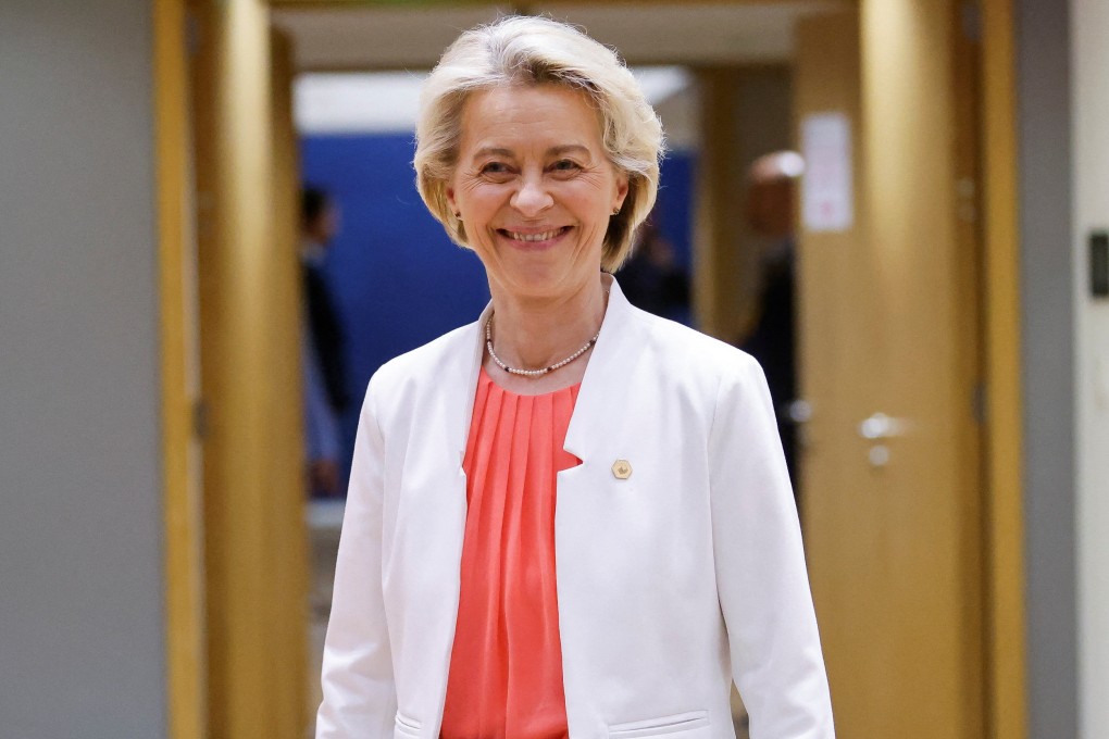 European Commission President Ursula von der Leyen in Brussels on Monday. Photo: Reuters