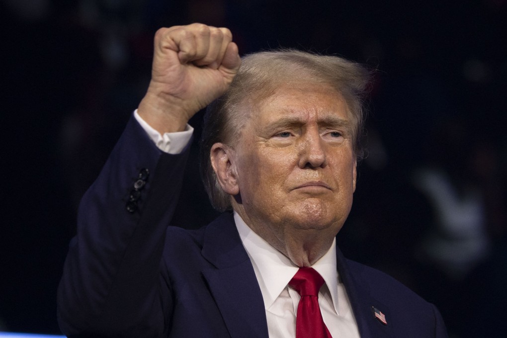 Donald Trump in Detroit, Michigan, on Saturday. Photo: AFP
