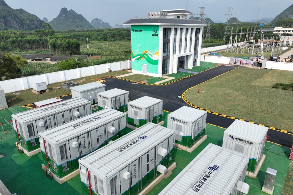 The Fulin sodium-ion battery energy storage station, China’s first large-scale storage installation of its type, began operations in May in Nanning, in the Guangxi autonomous region in southern China. Photo: Handout