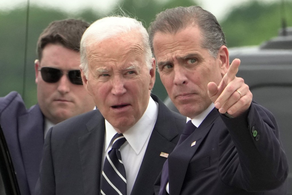 US President Joe Biden with his son Hunter Biden. Photo: AP