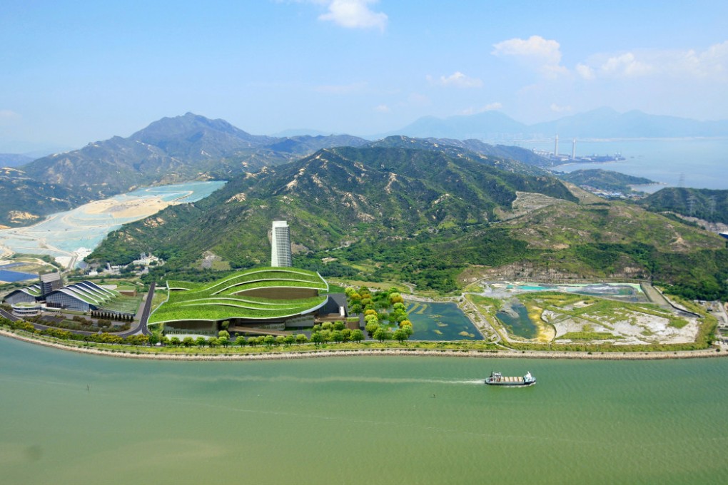 An artist’s impression of the Tsang Tsui site, where I·PARK2 and T·PARK are located. Photo: Handout