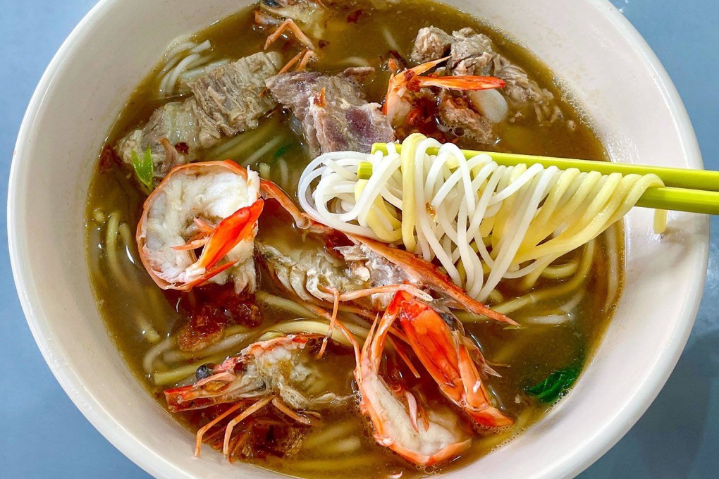 Soup prawn mee is a much-loved Singaporean noodle dish and is the signature offering of Jalan Sultan Prawn Mee, one of 11 new entrants to ranks of Bibs Gourmand in the Michelin Guide Singapore 2024. Photo; Michelin Guide Singapore