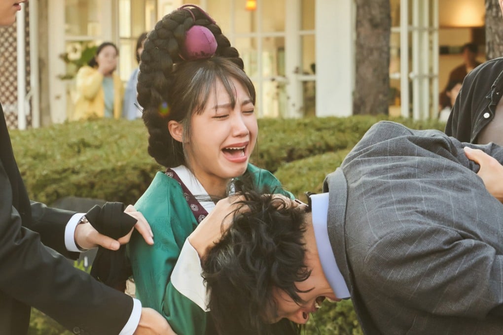 Jung Eun-ji as Lee Mi-jin in a still from Miss Night and Day, a fantasy comedy that sees a woman magically flitting between youth and middle age.