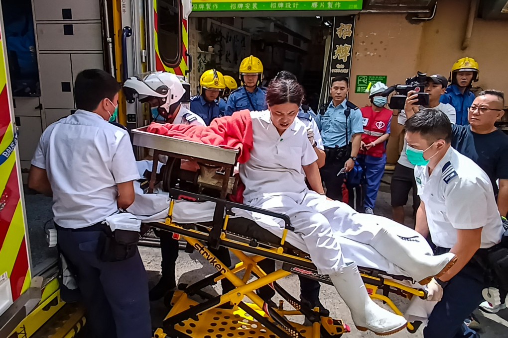 A woman’s right hand got caught in a meat grinder. Photo: Handout