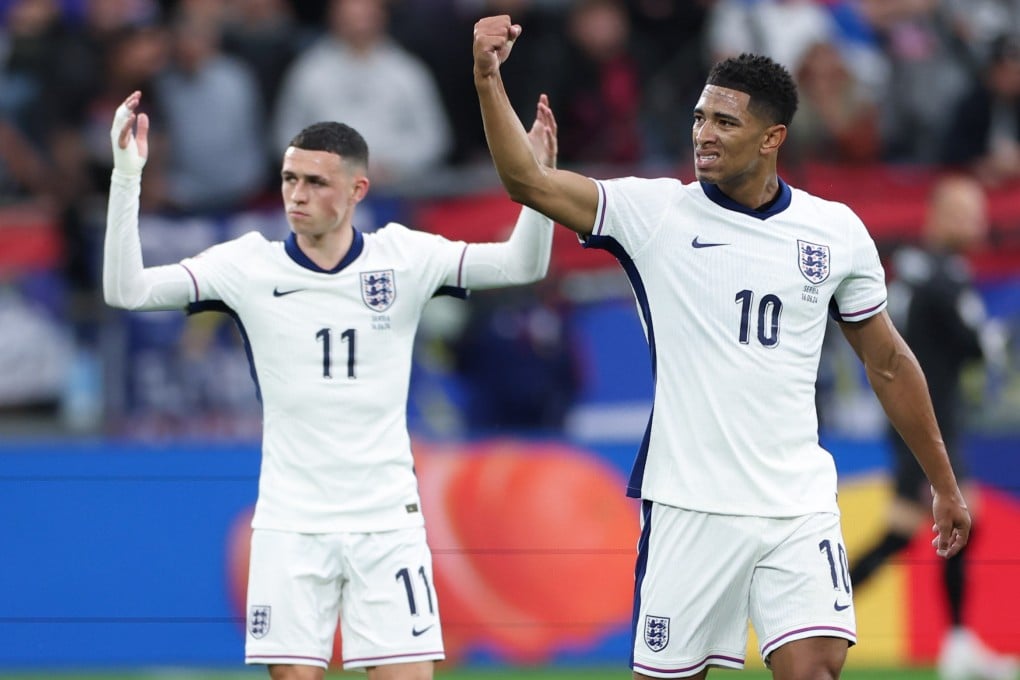 Phil Foden (left) and Jude Bellingham are both contenders for England’s No 10 position. Photo: Xinhua