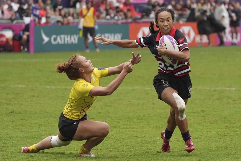 Chong Ka-yan dazzled for Hong Kong’s 15s team before returning for sevens duty in Monaco. Photo: Eugene Lee