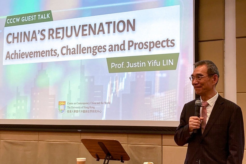 Professor Justin Lin Yifu is known for his upbeat views on China’s economic prospects. Photo: William Zheng