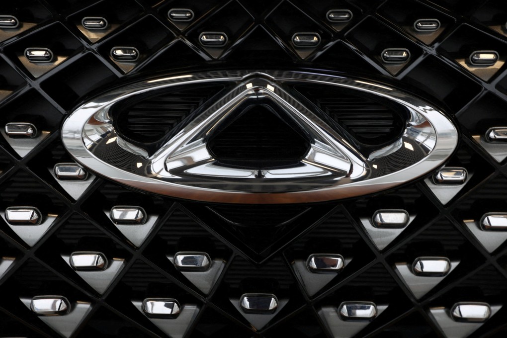 The logo of Chinese car manufacturer Chery. Photo: Reuters