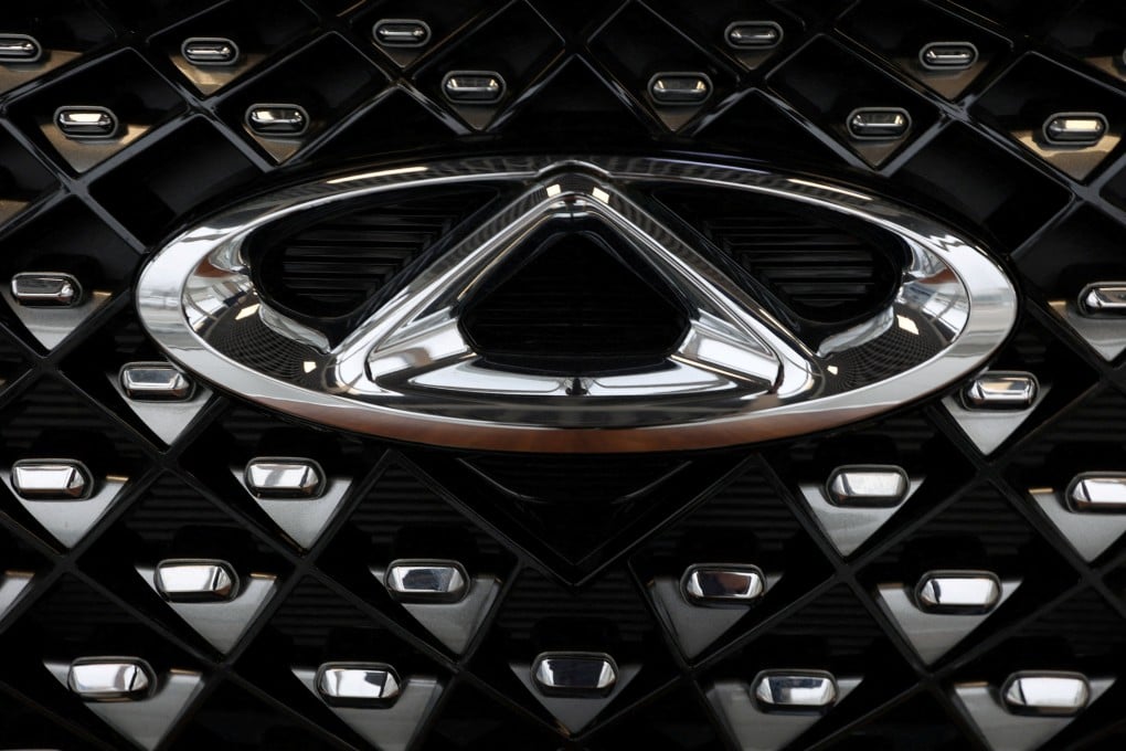 The logo of Chinese car manufacturer Chery. Photo: Reuters