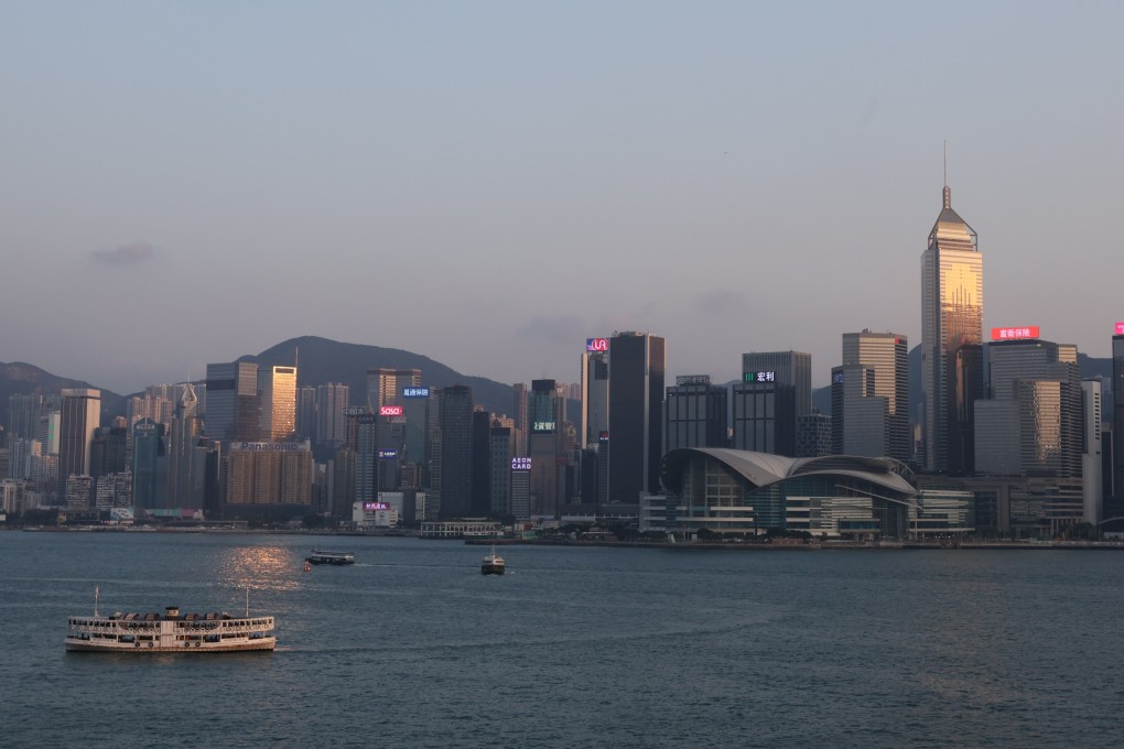 Commercial buildings stand on Hong Kong Island in a 2022 file photo. Photo: Yik Yeung-man