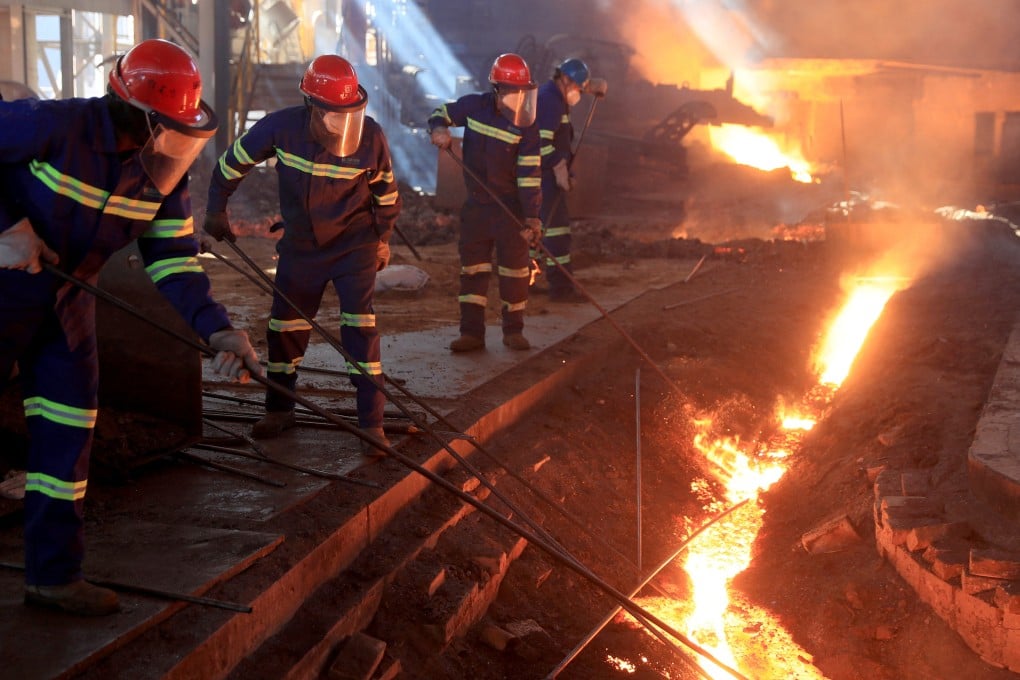 Production has begun at the Mvuma steel and iron plant in Zimbabwe, as the country pins its economic hopes on the rebuilding of the industry. Photo: Reuters