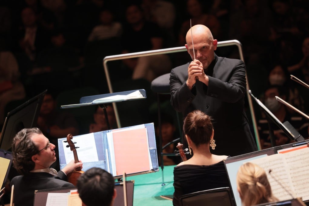 Conductor Jaap van Zweden during the opening concert of his final season with the Hong Kong Philharmonic Orchestra as music director. He conducts a concert performance of The Flying Dutchman and two concerts titled Farewell to Our Music Director before departing. Photo: Keith Hiro/HK Phi)