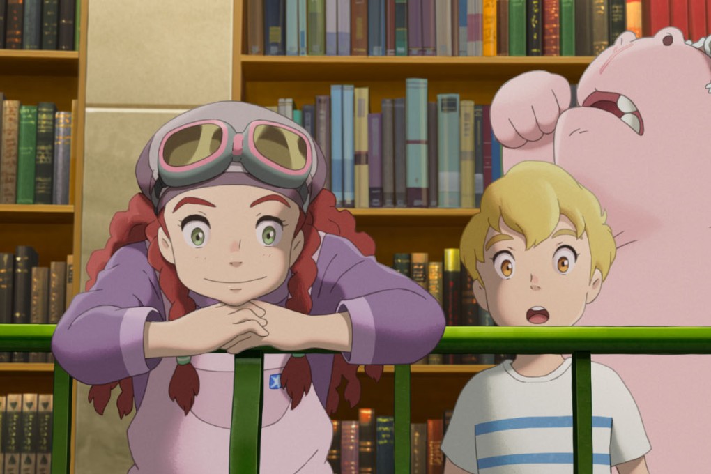 A still from Netflix anime The Imaginary (above), which follows an imaginary friend (centre, voiced by Kokoro Terada) trying to get back to his human companion Amanda (left, voiced by Rio Suzuki) in a story that is heavily inspired by Studio Ghibli’s films. Photo: Netflix/Ponoc