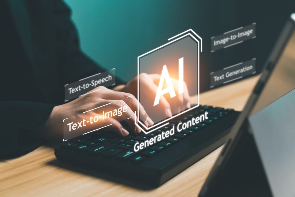 Artificial intelligence-generated content concept. Photo: Shutterstock