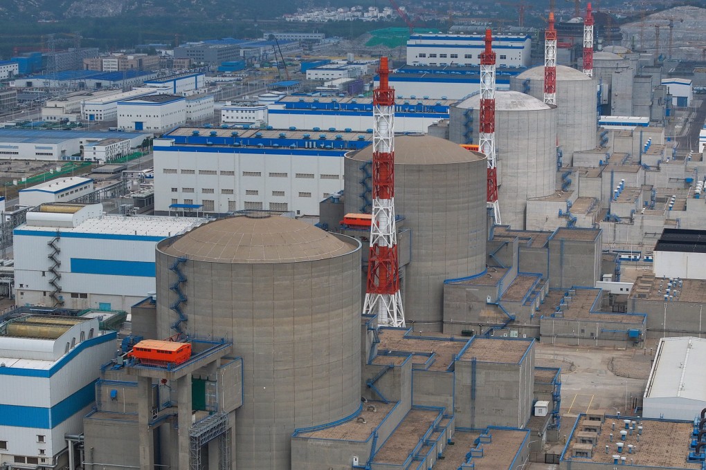 The Tianwan nuclear power station in Lianyungang, Jiangsu province, is home to a project to help reduce carbon emissions by transporting  steam generated by the nuclear station to a petrochemical base. Photo: Xinhua