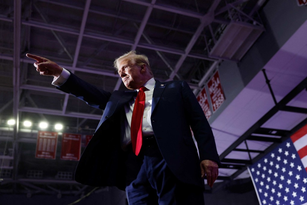 Republican presidential candidate Donald Trump at a campaign rally in Philadelphia on June 22. Photo: Getty Images via AFP