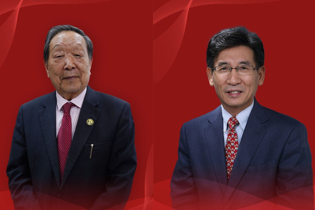 Li Deren (left) and Xue Qikun have been honoured as part of China’s annual National Science and Technology Awards, which have been relaunched after a three-year hiatus. Photo: Handout