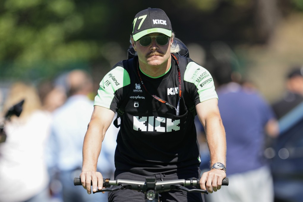 When Valtteri Bottas is not driving his Formula One car, he can often be found racing on his gravel bike. Photo: EPA