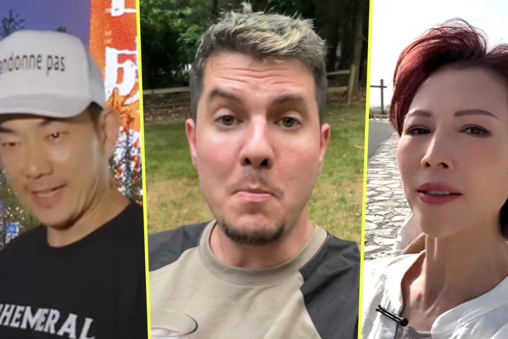 An American video blogger in China has become an online sensation with millions of fans thanks to a catchy travel meme he has created. Photo: SCMP composite/Douyin