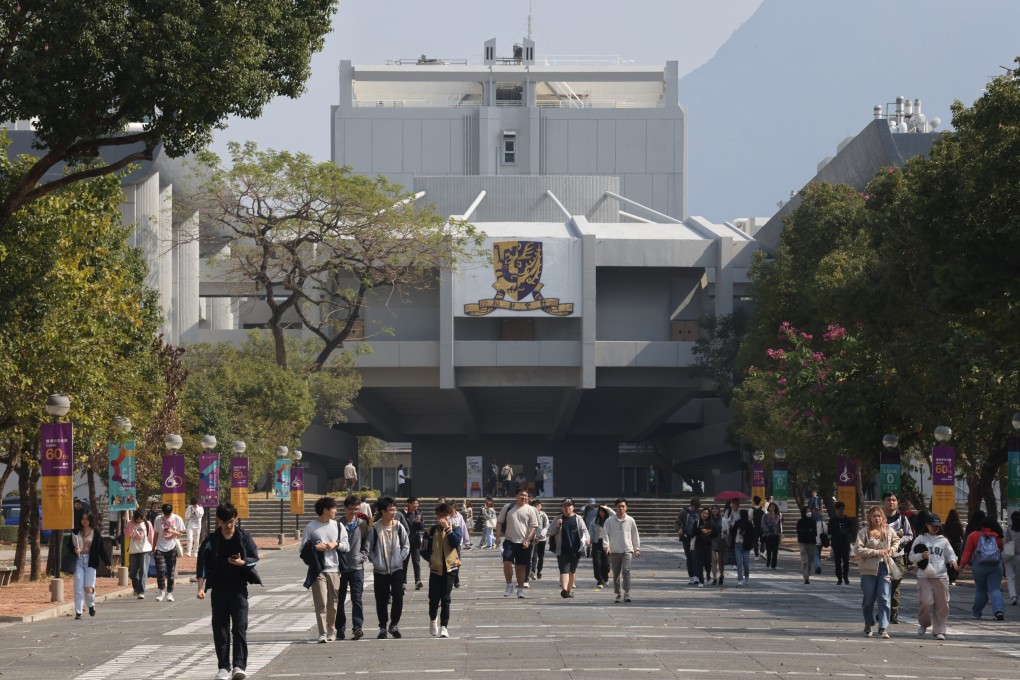 Students walk around the Chinese University of Hong Kong campus on January 8. The city’s top universities rank among the best in the world, yet remain significantly more affordable than their international counterparts. Photo: Yik Yeung-man