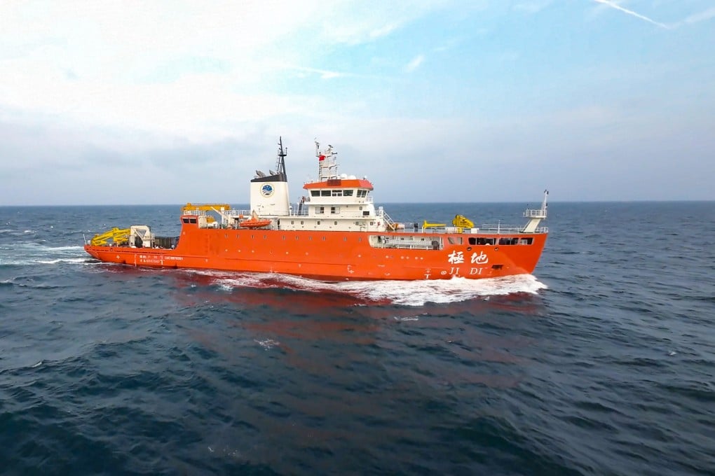 China’s newest polar research icebreaker Jidi will be “beneficial” to the development of China’s polar, deep-sea and long-distance marine science and technology, an expert said. Photo: CCTV