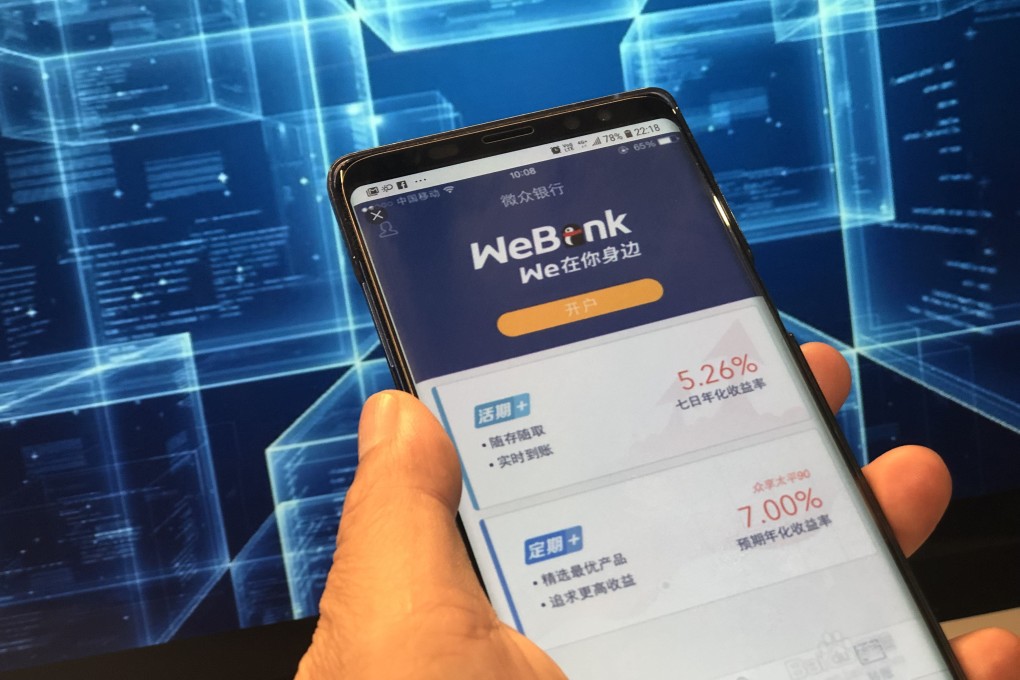 WeBank’s expansion in Hong Kong reflects efforts between the city and southern tech hub Shenzhen to boost economic integration. Photo: SCMP