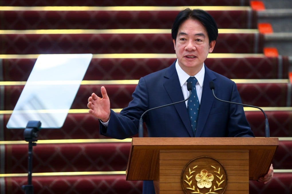 William Lai Ching-te has asked Taiwan’s constitutional court to rule on the legislation. Photo: CNA